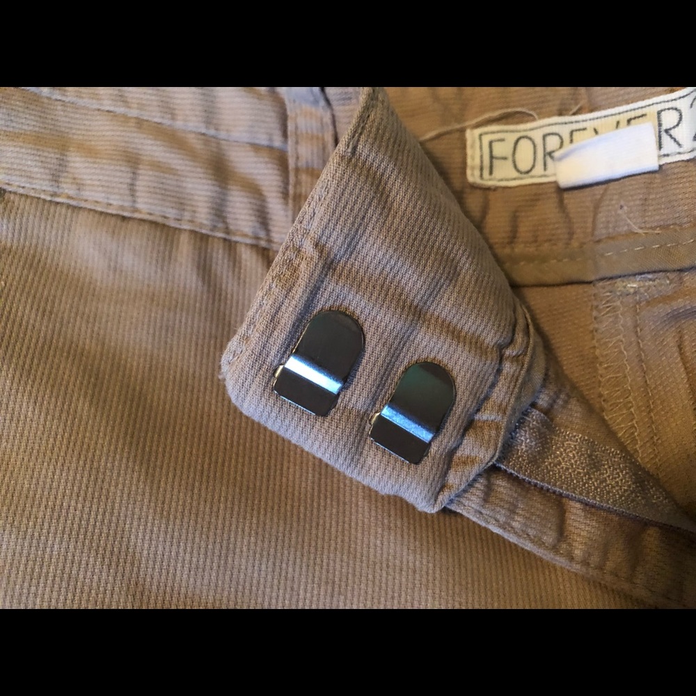 Tan Mini Shorts - Picture 2 of 4